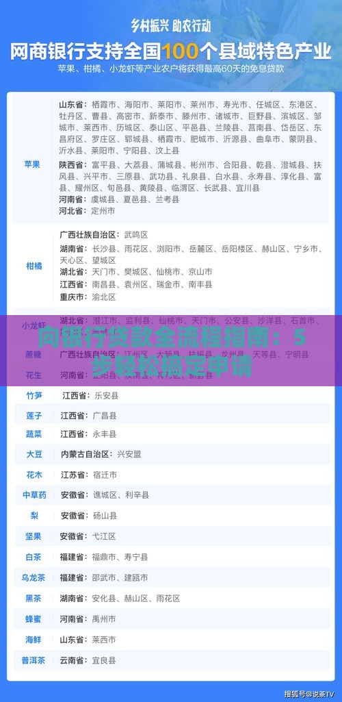 向银行贷款全流程指南：5步轻松搞定申请