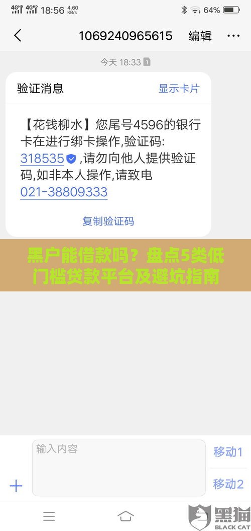 黑户能借款吗？盘点5类低门槛贷款平台及避坑指南