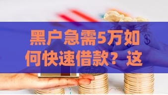 黑户急需5万如何快速借款？这些渠道可尝试但需谨慎风险