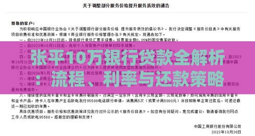 张平10万银行贷款全解析：流程、利率与还款策略