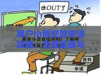 黑户小额贷款申请攻略：合规渠道与风险提示