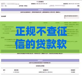 正规不查征信的贷款软件有哪些？2023最新盘点
