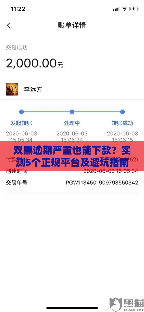 双黑逾期严重也能下款？实测5个正规平台及避坑指南
