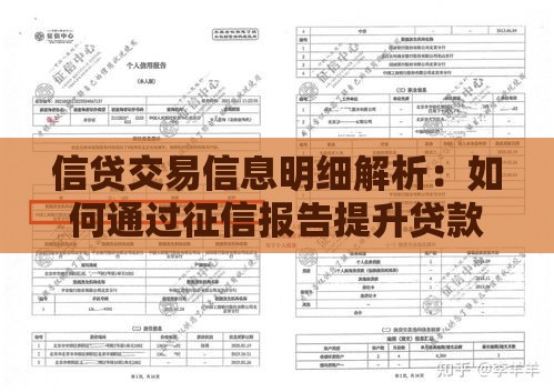 信贷交易信息明细解析：如何通过征信报告提升贷款成功率？