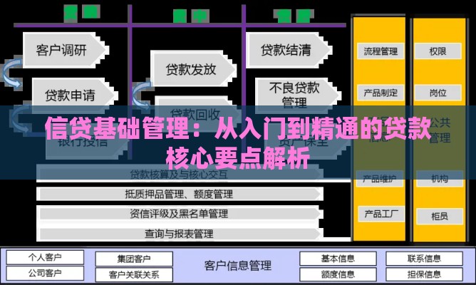 信贷基础管理：从入门到精通的贷款核心要点解析