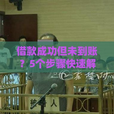 借款成功但未到账？5个步骤快速解决资金问题