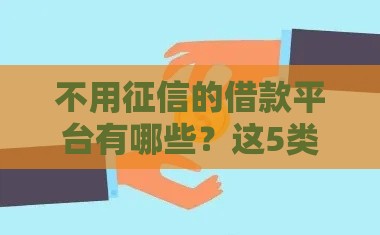 不用征信的借款平台有哪些？这5类渠道可尝试