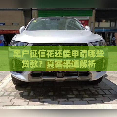 黑户征信花还能申请哪些贷款？真实渠道解析