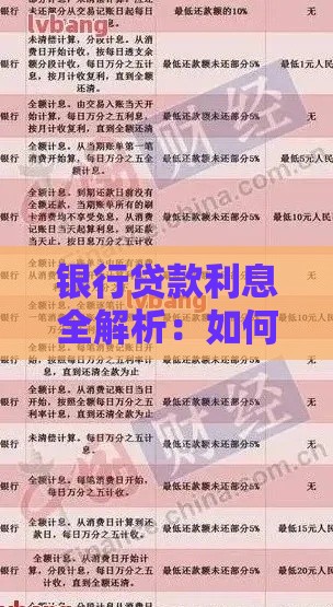 银行贷款利息全解析：如何计算、影响因素及省钱技巧