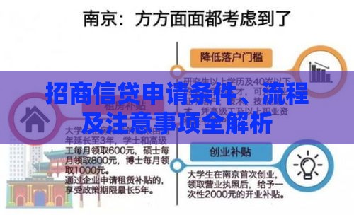 招商信贷申请条件、流程及注意事项全解析