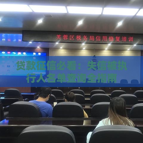 贷款征信必看：失信被执行人名单查询全指南