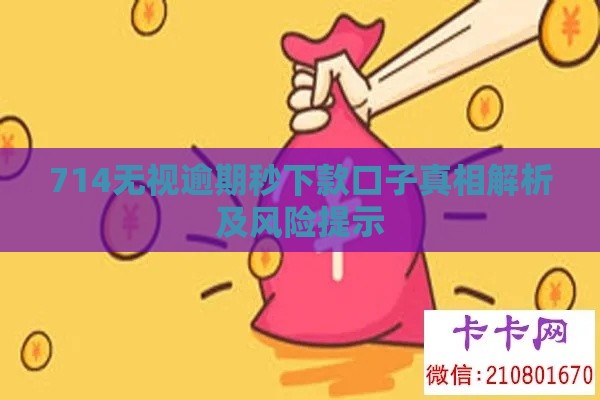 714无视逾期秒下款口子真相解析及风险提示