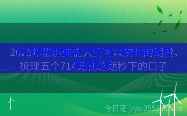 714无视逾期秒下款口子真相解析及风险提示