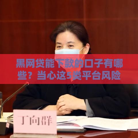 黑网贷能下款的口子有哪些？当心这5类平台风险极高！