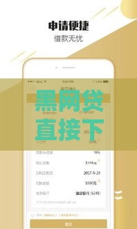黑网贷直接下款软件存在吗？揭秘非法借贷风险与应对方案