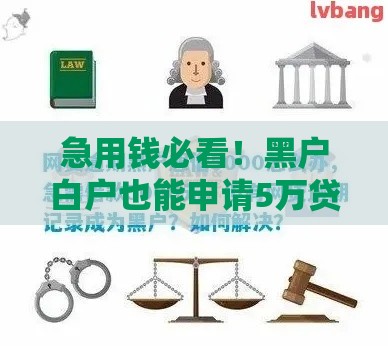 急用钱必看！黑户白户也能申请5万贷款攻略