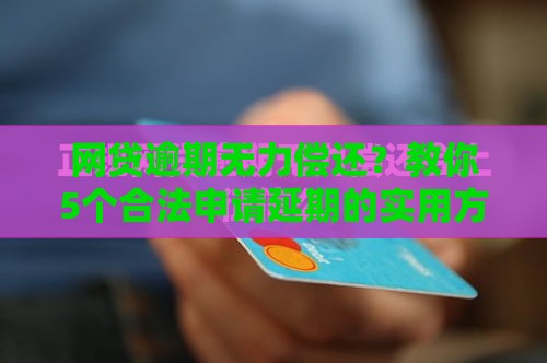 网贷逾期无力偿还？教你5个合法申请延期的实用方法
