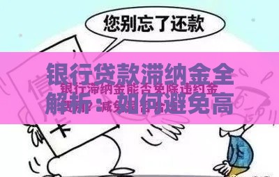 银行贷款滞纳金全解析：如何避免高额违约金