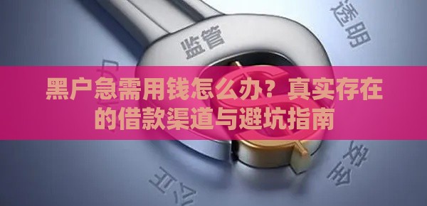 黑户急需用钱怎么办？真实存在的借款渠道与避坑指南