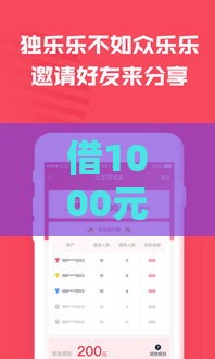 借1000元必下款攻略：快速到账的低门槛借款渠道
