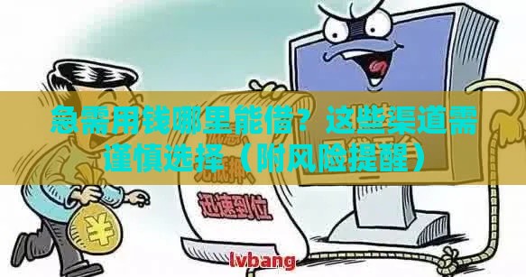 急需用钱哪里能借？这些渠道需谨慎选择（附风险提醒）