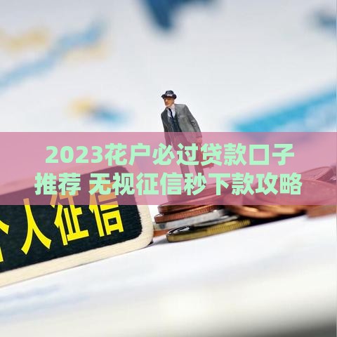 2023花户必过贷款口子推荐 无视征信秒下款攻略