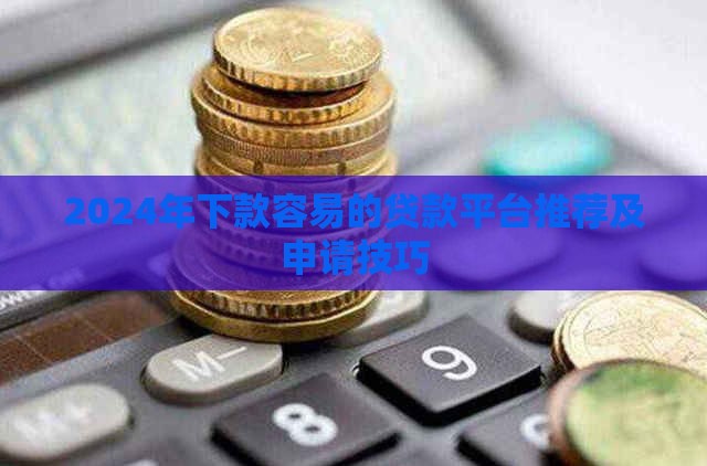 2024年下款容易的贷款平台推荐及申请技巧