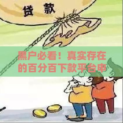 黑户必看！真实存在的百分百下款平台申请指南