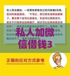 私人加微信借钱3万元靠谱吗？揭秘真实风险与防骗指南