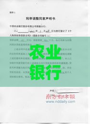 农业银行信贷申请指南：条件、流程及产品解析