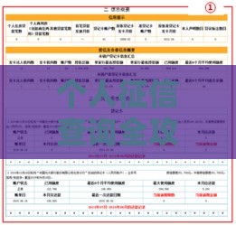个人征信查询全攻略:贷款必看的信用报告获取指南 个人征信查询全攻略:贷款必看的信用报告获取指南