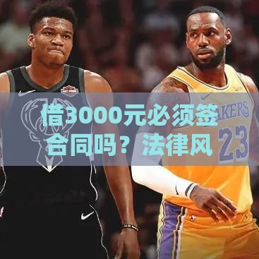 借3000元必须签合同吗？法律风险与解决办法全解析