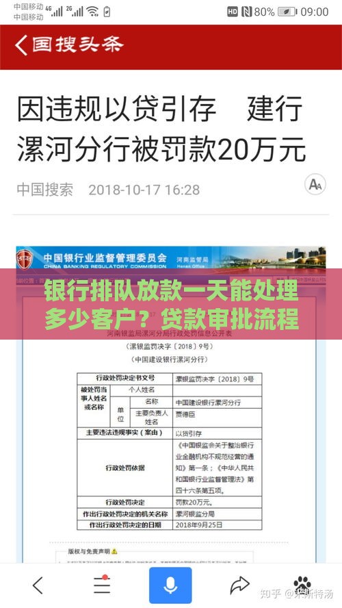 银行排队放款一天能处理多少客户？贷款审批流程全解析