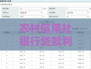 农村信用社银行贷款利率解析：2023年最新政策与申请指南