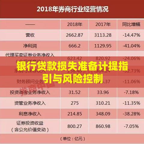 银行贷款损失准备计提指引与风险控制