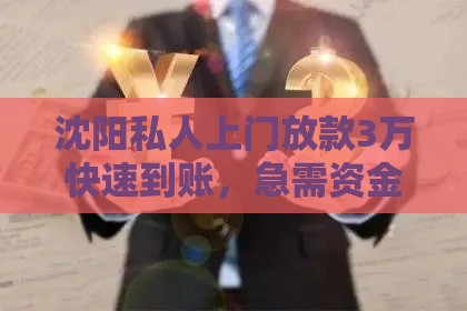沈阳私人上门放款3万快速到账，急需资金必看攻略！