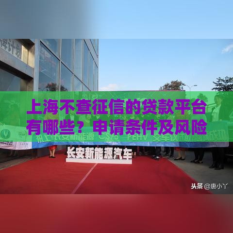 上海不查征信的贷款平台有哪些？申请条件及风险解析