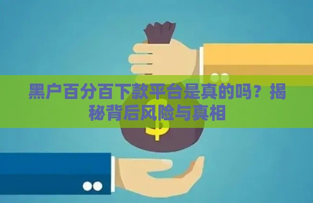 黑户百分百下款平台是真的吗？揭秘背后风险与真相