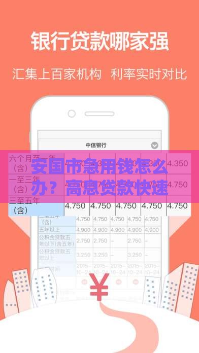 安国市急用钱怎么办？高息贷款快速解决资金需求