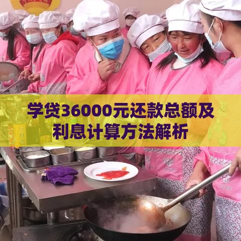 学贷36000元还款总额及利息计算方法解析