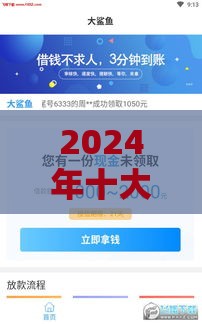 2024年十大正规网贷平台推荐  安全靠谱、低息放款快