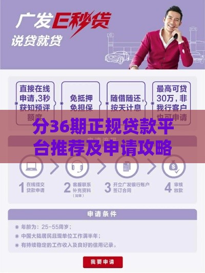 分36期正规贷款平台推荐及申请攻略