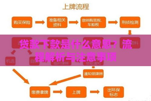 贷款下款是什么意思？流程解析与注意事项