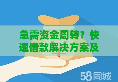 急需资金周转?快速借款解决方案及联系方式 急需资金周转?快速借款解决方案及联系方式
