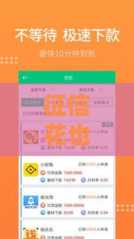 征信花也能下款？苹果用户专属贷款平台推荐