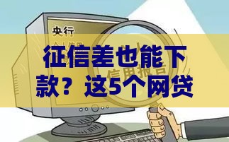 征信差也能下款？这5个网贷平台审核宽松，黑户也能试试