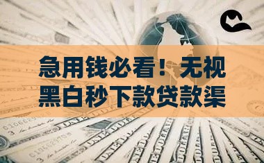 急用钱必看！无视黑白秒下款贷款渠道及风险解析