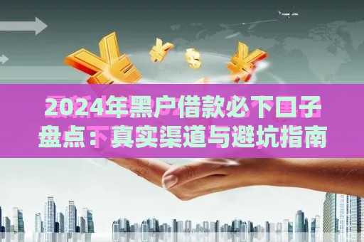 2024年黑户借款必下口子盘点：真实渠道与避坑指南