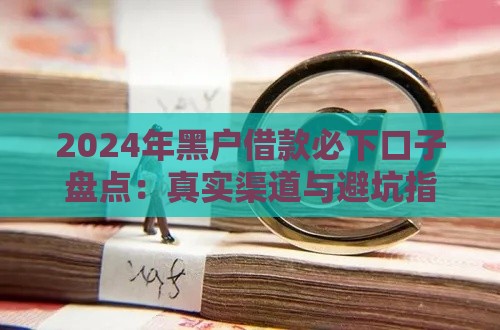 2024年黑户借款必下口子盘点：真实渠道与避坑指南