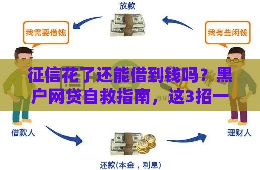 征信花了还能借到钱吗？黑户网贷自救指南，这3招一定要试！